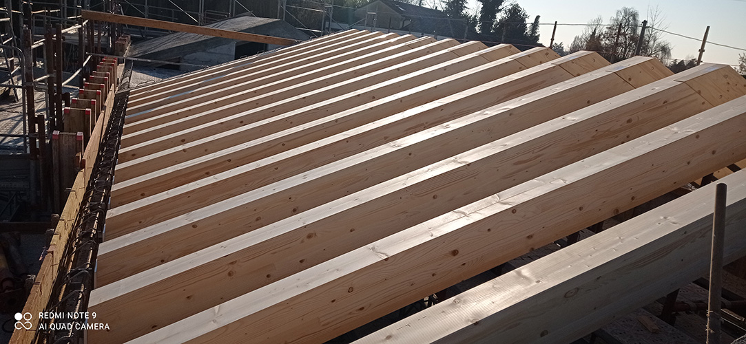 Copertura in legno